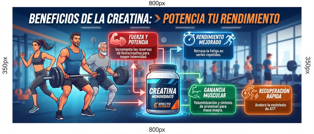 Descubre el poder de la creatina: Mucho más que un suplemento de gimnasio
