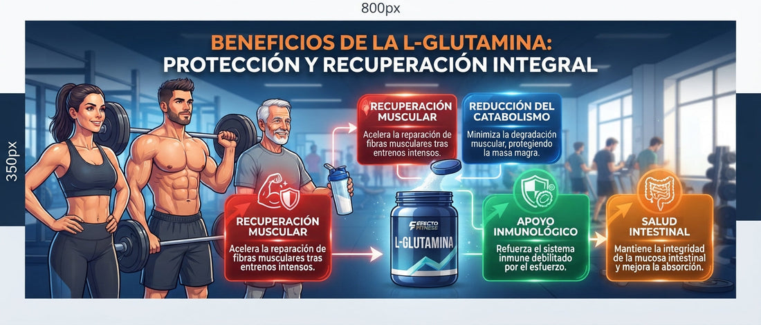 L-Glutamina: El aliado clave para tu recuperación y protección muscular