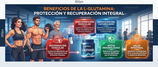 L-Glutamina: El aliado clave para tu recuperación y protección muscular