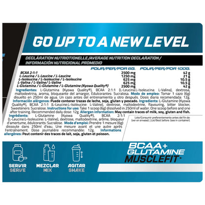 Glutamina + BCAAs - MuscleFit │500g│