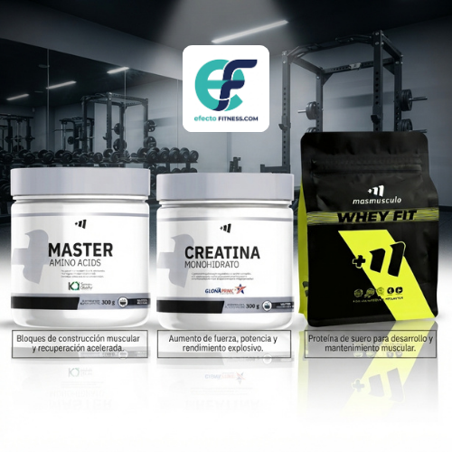 Pack - Creatina 300g + Master Amino 300g + Proteína Whey Fit 2kg