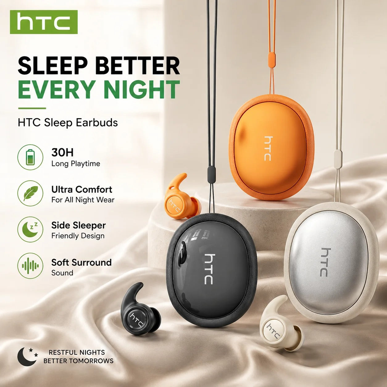 HTC NE76, Audífonos con Traducción Inteligente por IA