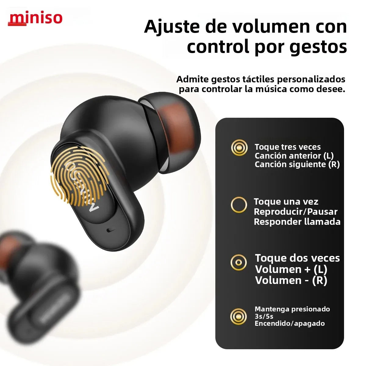 MINISO MS105, Audífonos con Traducción Inteligente por IA